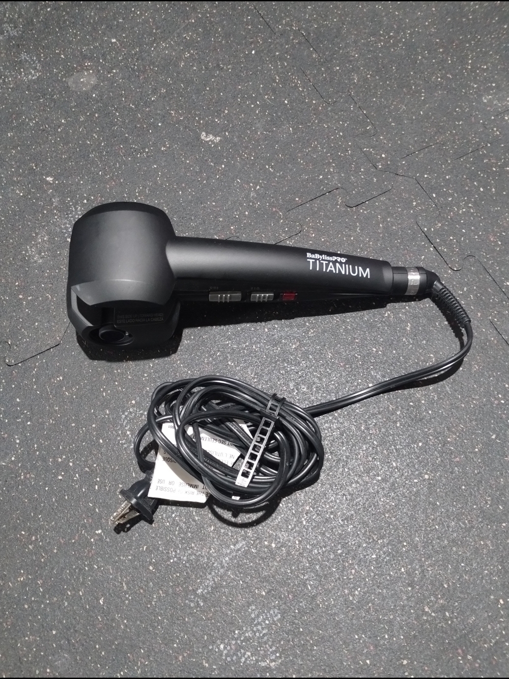 BaBylissPRO Titanium Black Auto Hair Curler